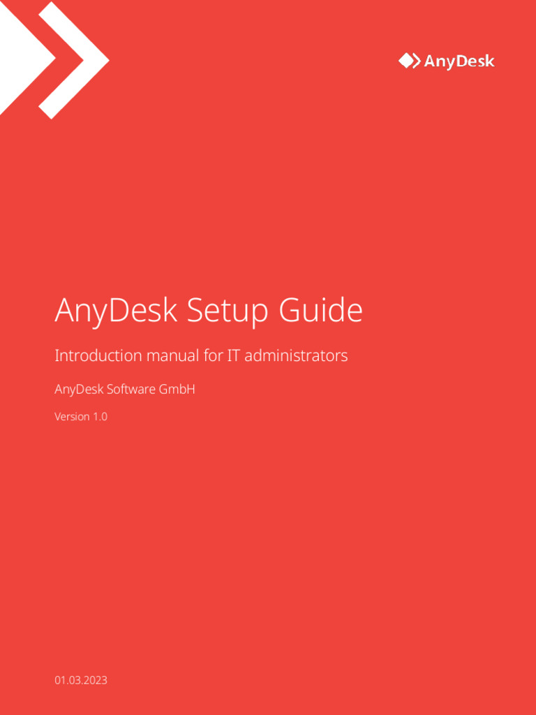 Anydesk Setup Guide For Admins Pdf Active Directory Login