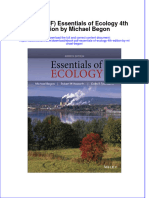 Instant Download Ebook PDF Essentials of Ecology 4th Edition by Michael Begon PDF Scribd