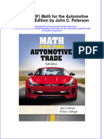 Full Download Ebook Ebook PDF Math For The Automotive Trade 6th Edition by John C Peterson PDF