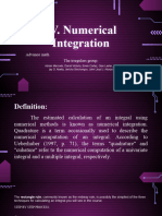IV.-Numerical Integration