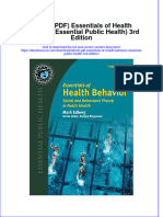 Instant Download Ebook PDF Essentials of Health Behavior Essential Public Health 3rd Edition PDF Scribd