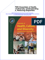 Instant Download Ebook PDF Essentials of Health Culture and Diversity Understanding People Reducing Disparities PDF Scribd