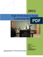 Ed Ebreo - High Performance Team Leadership Workshop