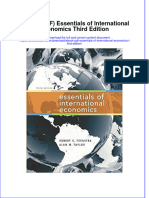 Instant Download Ebook PDF Essentials of International Economics Third Edition PDF Scribd