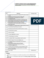 Check List Berkas Pendaftaran Ujian Pendadaran Dan Yudisium