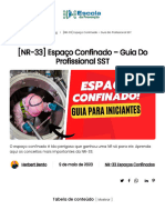 NR 33 Espaço Confinado Guia Do Profissional SST