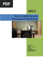 Ed Ebreo - Basic Leadership and Management Workshop