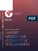 Le Rapport National Sur Le Climat Et Le Développement Pour Le #Bénin??