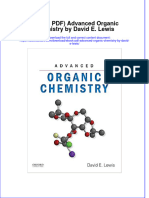 Instant Download Ebook PDF Advanced Organic Chemistry by David e Lewis PDF Scribd