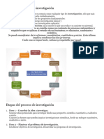 Etapas Del Proceso de Investigación