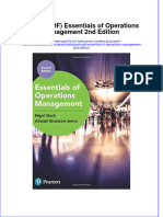 Instant Download Ebook PDF Essentials of Operations Management 2nd Edition PDF Scribd