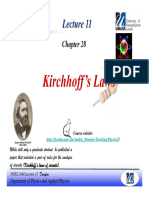 L12 CH 28 Kirchhoff Rules