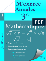 Je M'Exerce Annales Maths 3e