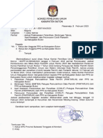 57 Jadwal Pelaksanaan Pelantikan, Bimbinga Teknis, Apel Kesiapan, Dan Peluncuran Coklit Pantarlih Si-Kabupaten Buton