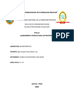 Avance Poe 08 - Alineaminmeto Estructural de Proteinas