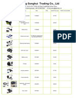 JFG Price List