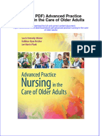 Instant Download Ebook PDF Advanced Practice Nursing in The Care of Older Adults PDF Scribd