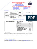 Informe Tecnico Motor Torre de Enfriamiento