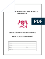 CBME Microbiology Practical Record