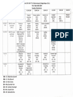 Time Table 2023-24