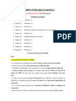 Trabalho de Desenho Geométrico - 2023 - 2