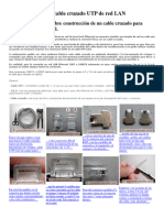 Construir Un Cable Cruzado UTP