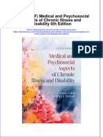 Full Download Ebook Ebook PDF Medical and Psychosocial Aspects of Chronic Illness and Disability 6th Edition PDF