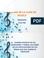 Normas de La Clase de Música