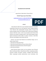 Jurnal Sejarah Ilmu Ekonomi, Menggala Dalam