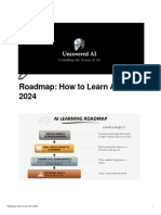 Roadmap How To Learn AI in 2024 (Uncovered AI)
