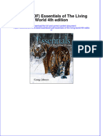 Instant Download Ebook PDF Essentials of The Living World 4th Edition PDF Scribd