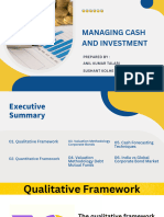 Managing Cash & Investment (EY)