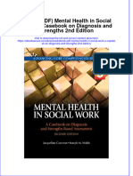 Full Download Ebook Ebook PDF Mental Health in Social Work A Casebook On Diagnosis and Strengths 2nd Edition PDF
