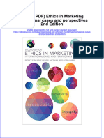 Instant Download Ebook PDF Ethics in Marketing International Cases and Perspectives 2nd Edition PDF Scribd