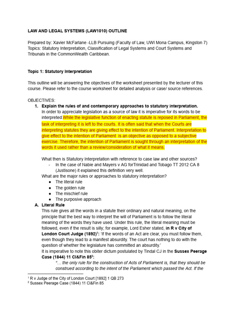Untitled Document PDF Plain Meaning Rule Statutory Interpretation
