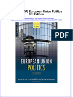 Instant Download Ebook PDF European Union Politics 6th Edition PDF Scribd