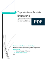 Aplicación de Herramientas Estadísticas Básicas