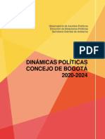 Dinámicas Concejo de Bogotá 2020 - 2024
