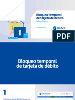 Instructivo Bloqueo Temporal de Tarjeta de Debito