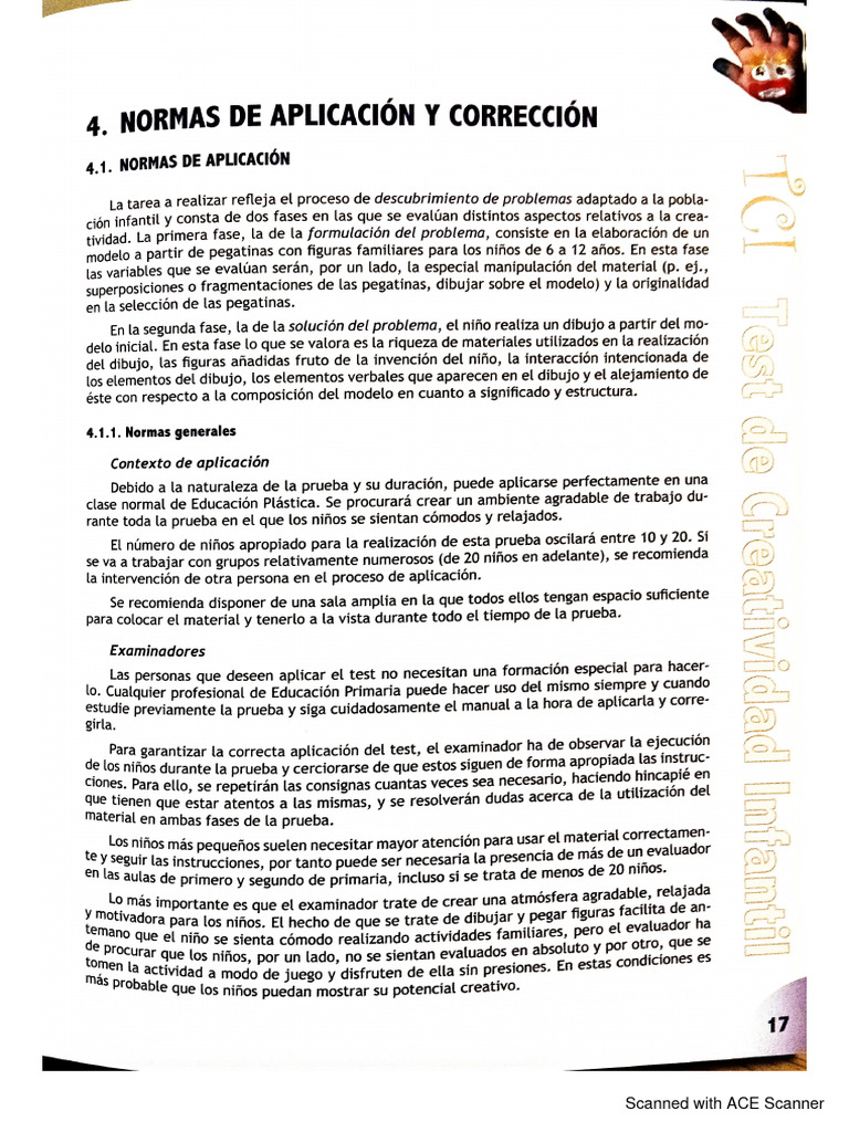 Manual TCI Test de Creatividad Infantil PDF