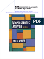 Full Download Ebook Ebook PDF Microeconomic Analysis 3rd Edition by Varian PDF