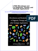 Full Download Ebook Ebook PDF Microbiome and Metabolome in Diagnosis Therapy and Other Strategic Applications PDF
