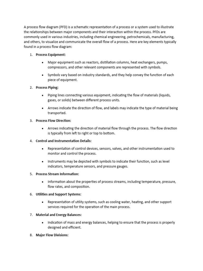Understanding Process Flow Diagrams | PDF | Fluid Dynamics ...