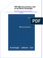 Full Download Ebook Ebook PDF Microeconomics 2nd Edition by Daron Acemoglu PDF