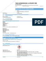 Citrus Screenwash - 20 Ready Mix: Safety Data Sheet