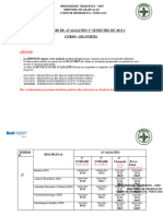 Calendário Biomed Noite