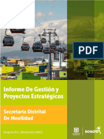 Informe de Gestion y Empalme 2023 SDM Secretaria de Movilidad Deyanira Avila