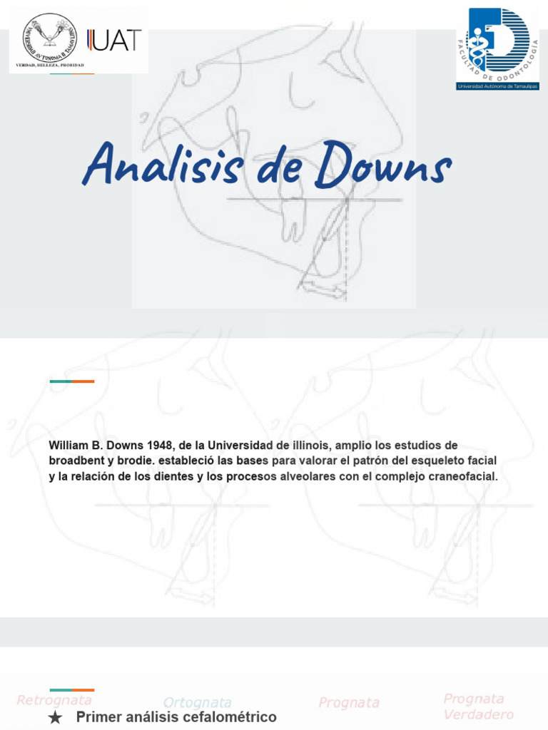 Análisis Cefalométrico de Downs | PDF | Artes del Lenguaje y ...