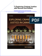 Instant Download Ebook PDF Exploring Criminal Justice in Canada Second 2nd Edition PDF Scribd