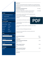 Intelligent CV Document